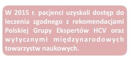 Ostatnie lata przyniosły znaczny postęp w leczeniu wirusowego zapalenia wątroby typu C.