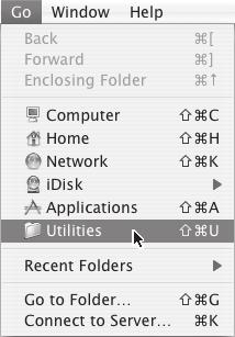 Jeśli pojawi się okno dodawania drukarki, kliknij przycisk i przejdź do punktu 4. Jeśli korzystasz z systemu Mac OS X v0..8, wybierz [Applications] z menu [Go].