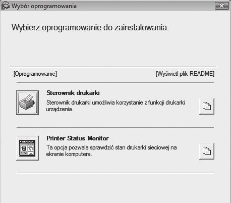 USTAWIENIA W ŚRODOWISKU WINDOWS W tej części znajduje się opis instalacji oprogramowania i ustawień w umożliwiających korzystanie z funkcji drukarki i skanera urządzenia w komputerach pracujących w