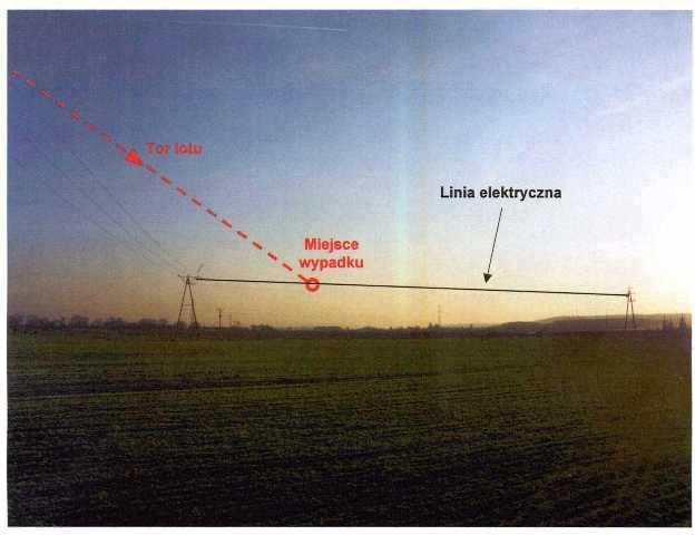 1.7. Informacje meteorologiczne. W czasie podejścia do lądowania balonu nie występowały podmuchy termiczne, wiatr wiał z prędkością około 1 2 m/s.