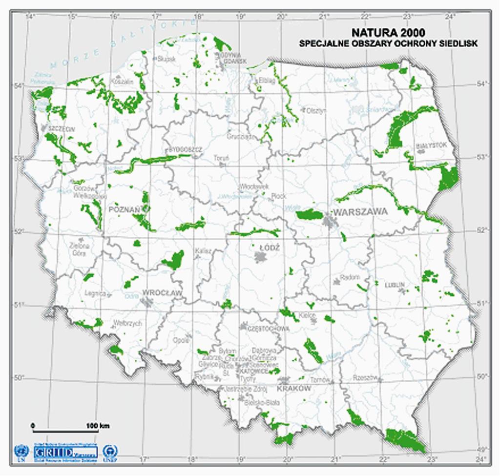 Baza danych Natura 2000 i jej znaczenie dla planowania przestrzennego w