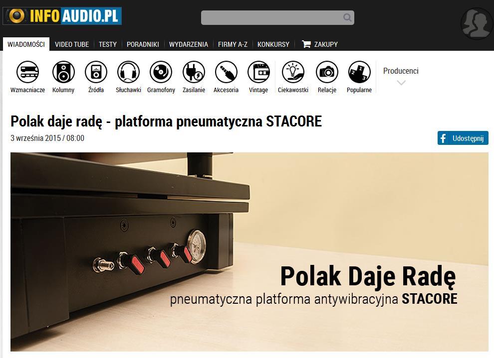 Jeśli uznamy, że centrum audiofilskiego wszechświata stanowi to na czym stoi nasz sprzęt - to oczywiście musimy przygotować się na wydatek.