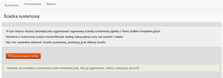 Ścieżkę można usunąć w całości: ESKILLS MANAGER Rysunek 122 Przycisk do usuwania ścieżki.