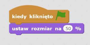 Następnie wybieramy duszka, którym będziemy się poruszali. Tutaj pozostawiamy pełną dowolność uczniom. Najprawdopodobniej okaże się, że duszek, którego wybraliśmy jest za duży do podróży w kosmosie.