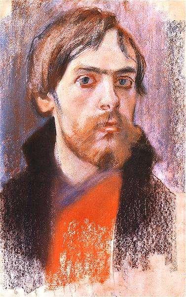 Autoportret. 1895. Pastel.