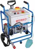 Wspó pracuje ze wszystkimi g owicami i urzàdzeniami produkcji ERKO (wyposa onymi w szybkoz àcze PT). Na zamówienie mo liwe wykonanie pompy z manometrem (H 700-2-M).