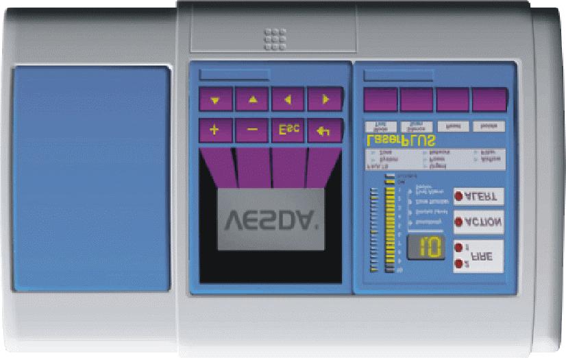 5. Opis techniczny systemu detekcji dymu VESDA 5.1 Detektor VESDA Detektor jest sercem systemu detekcji dymu VESDA.