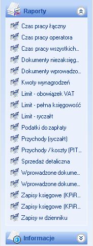 Podręcznik Użytkownika systemu CDN OPT!MA Str. 19 Rys. 17 Pasek zadań Pasek zadań posiada standardowo belki : 1.