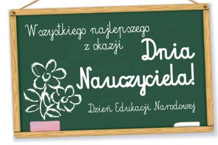 wszystkim Pracownikom Oświaty składa redakcja gazetki "Nasza Pani" Kto dzieci cały dzień w przedszkolu