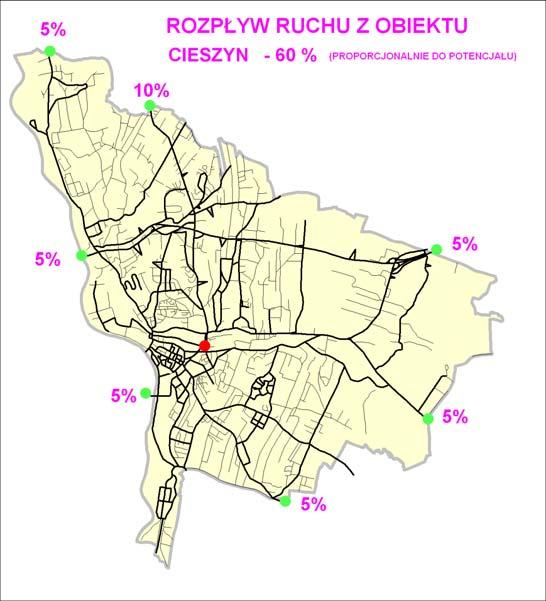 PPU INKOM SC Katowice Str. 55 6. ANALIZA RUCHOWA W ramach opracowania wykonano analizę ruchową dla następujących etapów obciążenia sieci drogowej: stanu istniejącego (214 r.