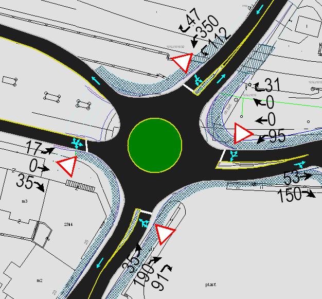 PPU INKOM SC Katowice Str. 81 Skrzyżowanie SK-2 dla Koncepcji 1 Tab. Ocena warunków ruchu występujących w punkcie węzłowym skrzyżowania SK-2 Hajduka Bobrecka.