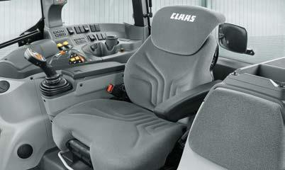 Dostępna w ARION 460 430 mechaniczna, 2-punktowa amortyzacja kabiny zapewnia większy komfort jazdy we wszystkich sytuacjach.