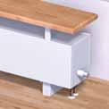 Aura Bench - wysokość 280 mm grzejniki B PRZYKŁADOWY OPIS GRZEJNIKA : AURA WDF 28 100 14 00 nazwa wysokość [cm] długość [cm] szerokość [cm] kolor grzejnika Lc długość całkowita [mm] parametry t z / t