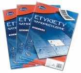 Etykiety samoprzylepne GALANTERIA PAPIERNICZA etykiety samoprzylepne Etykiety samoprzylepne Uniwersalne etykiety samoprzylepne jakości Premium do użycia we wszystkich typach urządzeń kopiujących,