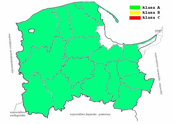 7.3. Klasyfikacja stref z uwzględnieniem parametrów kryterialnych określonych dla O 3, pod kątem ochrony roślin. Lp.