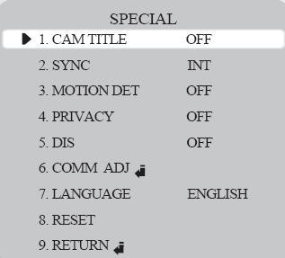 1.2.8. SPECIAL (funkcje specjalne) 1.