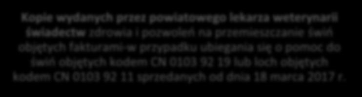 w terminie do dnia 21 maja 2017 r. w odniesieniu do świń sprzedanych od dnia 1 maja 2017 r. do dnia 30 czerwca 2017 r. w terminie do dnia 21 lipca 2017 r.