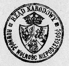 Izbę Gmin C. rząd 16.3. A. monarchy B. elektoratu C. parlamentu Ilustracja do zadania 17. Pieczęć używana przez władze polskie w okresie powstania styczniowego Źródło: Archiwum Nowej Ery. Zadanie 17.