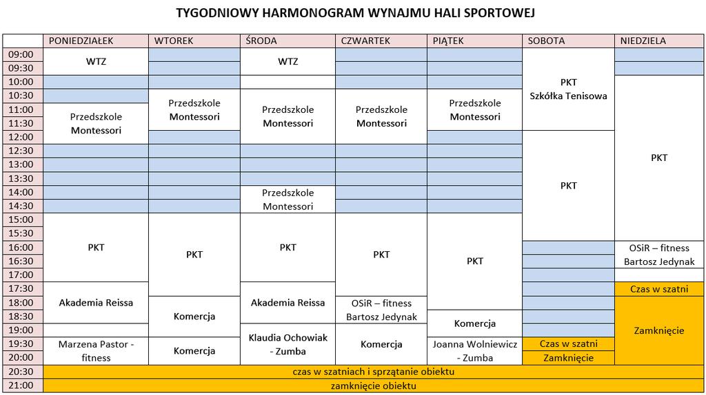 HALA SPORTOWA W