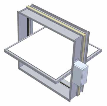 Klapy sklasyfikowane według EN 50- i przebadane według EN 66-0. Klapy odcinające o oorności niezależnej od kierunku przepływu powietrza i strony montażu.