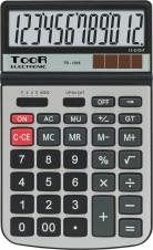 tysięcznej - podwójne zero - obliczenia procentowe (system klasyczny) - obliczenia marżowe - korekta ostatniej cyfry - wskaźnik wykonywanego działania - pierwiastek kwadratowy KALKULATOR TOOR TR-1216