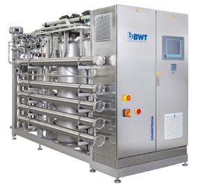Odwrócona osmoza\elekrodejonizacja OSMOTRON PRO Kompaktowy, gotowy do podłączenia system uzdatniania wody służący do produkcji wody PW i HPW.