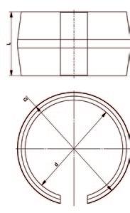 PARAMETRY Zabezpieczenie trzonka φ17 mm d = 15 mm D = 18