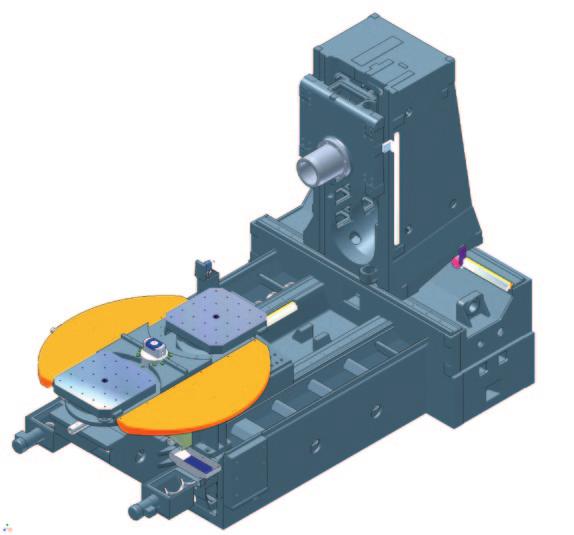 POZIOME CENTRA FREZARSKIE MODEL jednostka FMH-400 FMH-500 NO.40 FMH-500 NO.