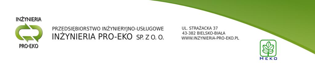 Projekt wykonawczy BUDOWA REGIONALNEGO ZAKŁADU ZAGOSPODAROWANIA ODPADÓW KOMUNALNYCH W PIASKACH BANKOWYCH, GMINA BIELAWY, POWIAT ŁOWICKI, WOJEWÓDZTWO ŁÓDZKIE TOM 4 BRANŻA SANITARNA BUDYNEK