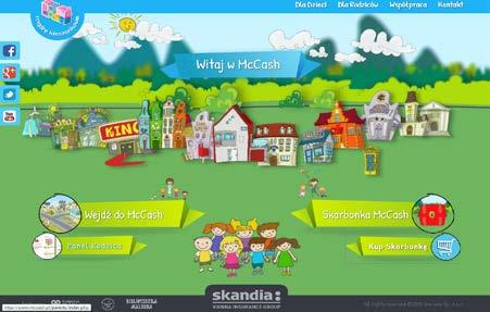 Narzędzia wsparcie Smart Start McCash aplikacja Web służąca do: IDEA NARZĘDZIA PRODUKT zarządzania pieniędzmi (kieszonkowym) zgromadzonymi przez dziecko, nauki oszczędzania, edukowania w zakresie