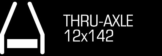 Thru Axle 12x142 Piasta w standardzie 142 x 12 mm to sztywność koła rodem z rowerów downhillowych połączona z łatwością montażu.