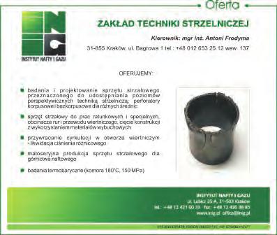 Literatura [1] Baker Hughes, Baker Atlas; Perforating Capabilities, 1998. [2] Behrmann L.A., Pucknell J.K., Bishop S.R., Hsia T.Y.: Measurement of Additional SkinResulting from Perforation Damage.