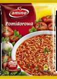 1,05 + VAT 1,10 1,35 + VAT 1,42 Zupa Amino pomidorowa z