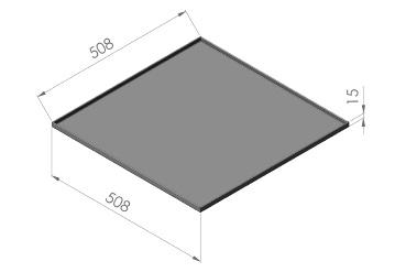 200,00 Szczegóły techniczne Stabilny cokół wykonany ze stali nierdzewnej 4 kółka skrętne Ø 125 mm, dwa z nich z hamulcami Pojemność wolumetryczne, dwa kosze 500 x 500 mm (rozmiar L) Głębokość