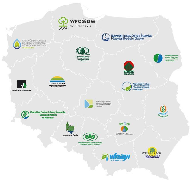System finansowania ochrony środowiska w Polsce siedemnaście wzajemnie niezależnych podmiotów fundusze łączy Wspólna Strategia działania Narodowego Funduszu i
