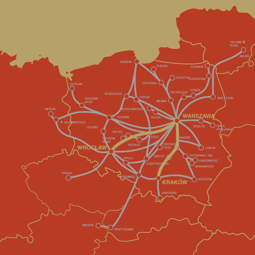 najdłuższa trasa w siatce połączeń Polskiego Busa. Co ciekawe linia ta będzie obsługiwana przez siostrzaną spółkę SuperBus, która także rusza niebawem na terenie Estonii z regularnymi kursami.