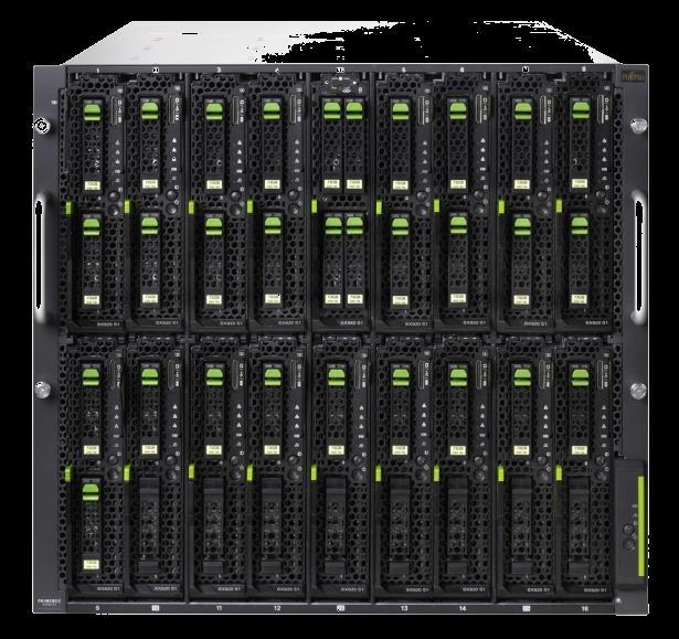 basic management tasks and initial installation (Base Configuration Wizard) The PRIMERGY BX900 has space for up to 18