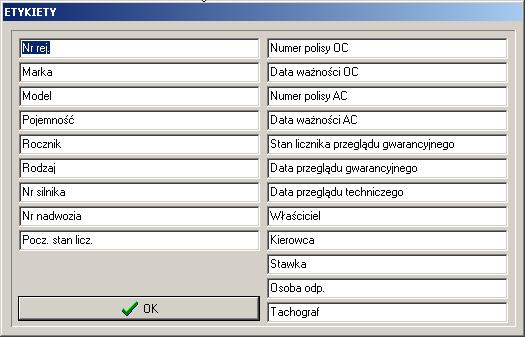 Podobnie pole Data. Jeżeli z kolei nie chcemy wprowadzać kosztu pozostawiamy to pole puste.