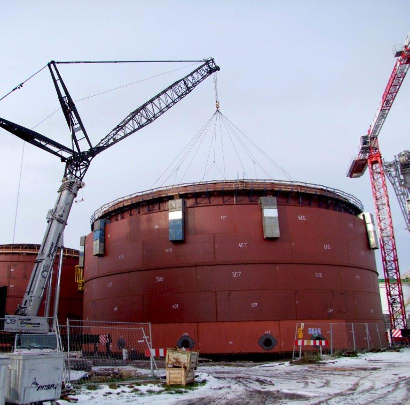 Mostostal Płock SA Zbiorniki przemysłowe Industrial tanks Budowa