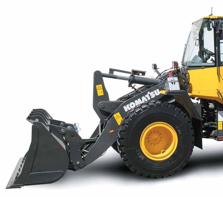 Prezentacja Uniwersalna ładowarka kołowa Komatsu WA200PZ-6 jest doskonałym połączeniem mocy, komfortu operatora i niezawodności.