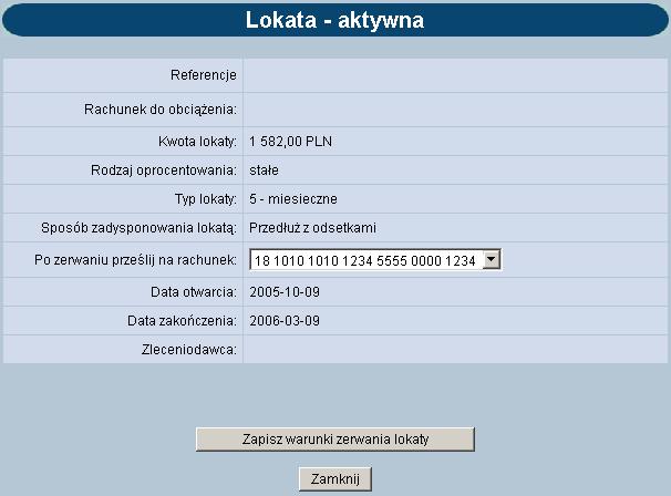 Klikając na datę w kolumnie Data otw.