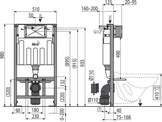 14 AM101/1000 Sádromodul Podtynkowy system instalacyjny do suchej zabudowy (karton-gips) EAN