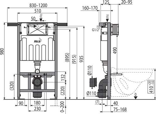 8595580550677 AM102/1000 Jádromodul Podtynkowy system instalacyjny