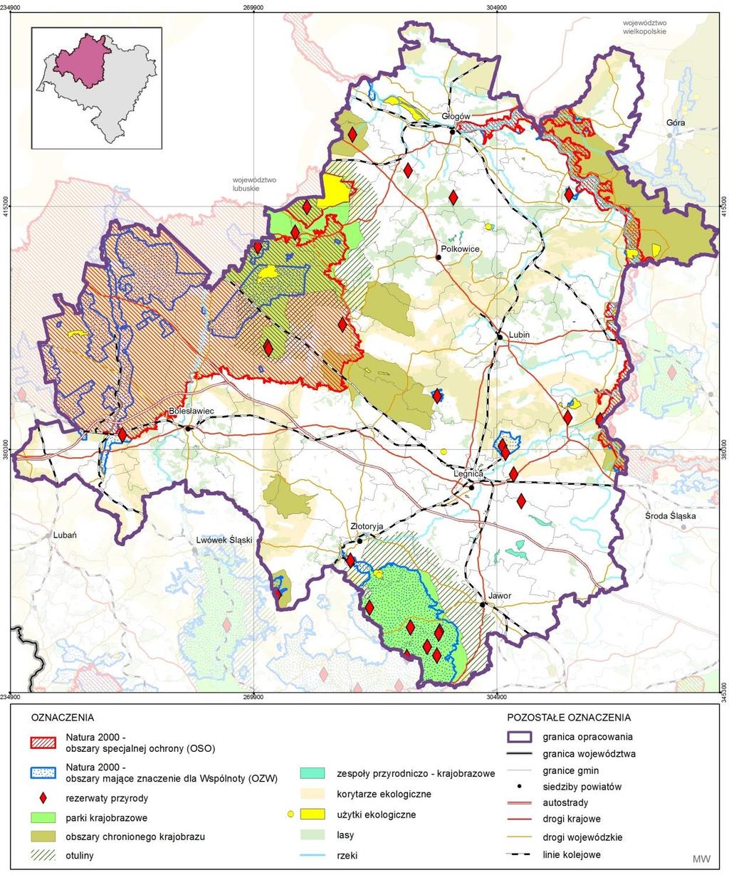 Zgodnie z koncepcją Projekt korytarzy ekologicznych łączących Europejską Sieć Natura 2000 w Polsce wykonanego przez Zakład Badania Ssaków PAN Białowieża w 2005 r.