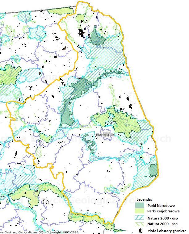 4.6. Zasoby geologiczne Siły sprawcze presje Eksploatacja surowców mineralnych związana jest z negatywnymi zmianami w środowisku naturalnym szczególnie związanymi z przekształceniami rzeźby terenu