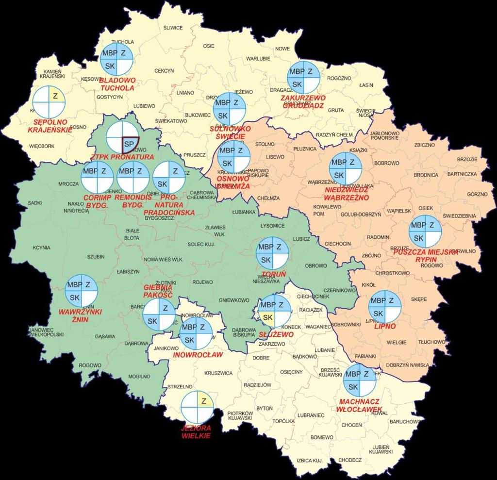 PLAN GOSPODARKI ODPADAMI WOJEWÓDZTWA KUJAWSKO POMORSKIEGO na lata 2016-2022 z perspektywą na lata 2023-2028 moce przerobowe zapewniające przetworzenie, co najmniej 110% odpadów wytwarzanych, jako