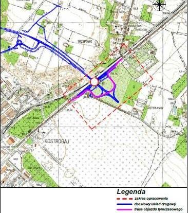 Tu możecie sprawdzić, jak wygląda wjazd do centrum, jadąc od Ciechanowa i Sierpca. Poniżej prezentujemy mapę objazdu Ukradli koparkę.