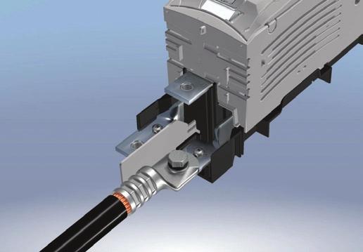 7 Stopień ochrony IP30 od czoła aparatu Tworzywo uniepalnione w klasie palności V0 Głębokość montażowa tylko 150 mm, w pozycji zaparkowanej 230 mm Dwuprzerwowy układ