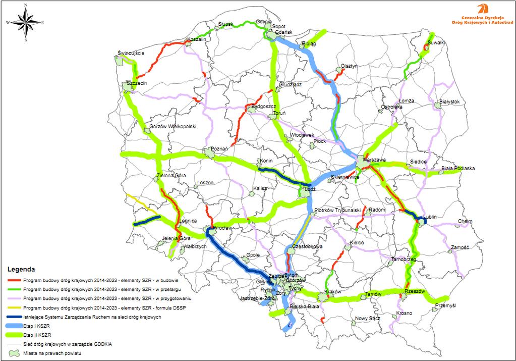 Skala realizowanych projektów