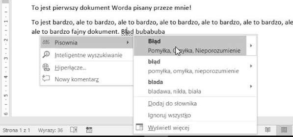 Słowa ale to bardzo powtórz tyle razy, by osiągnąć prawy margines i by choć jedno słówko przeniosło się do następnego wiersza.